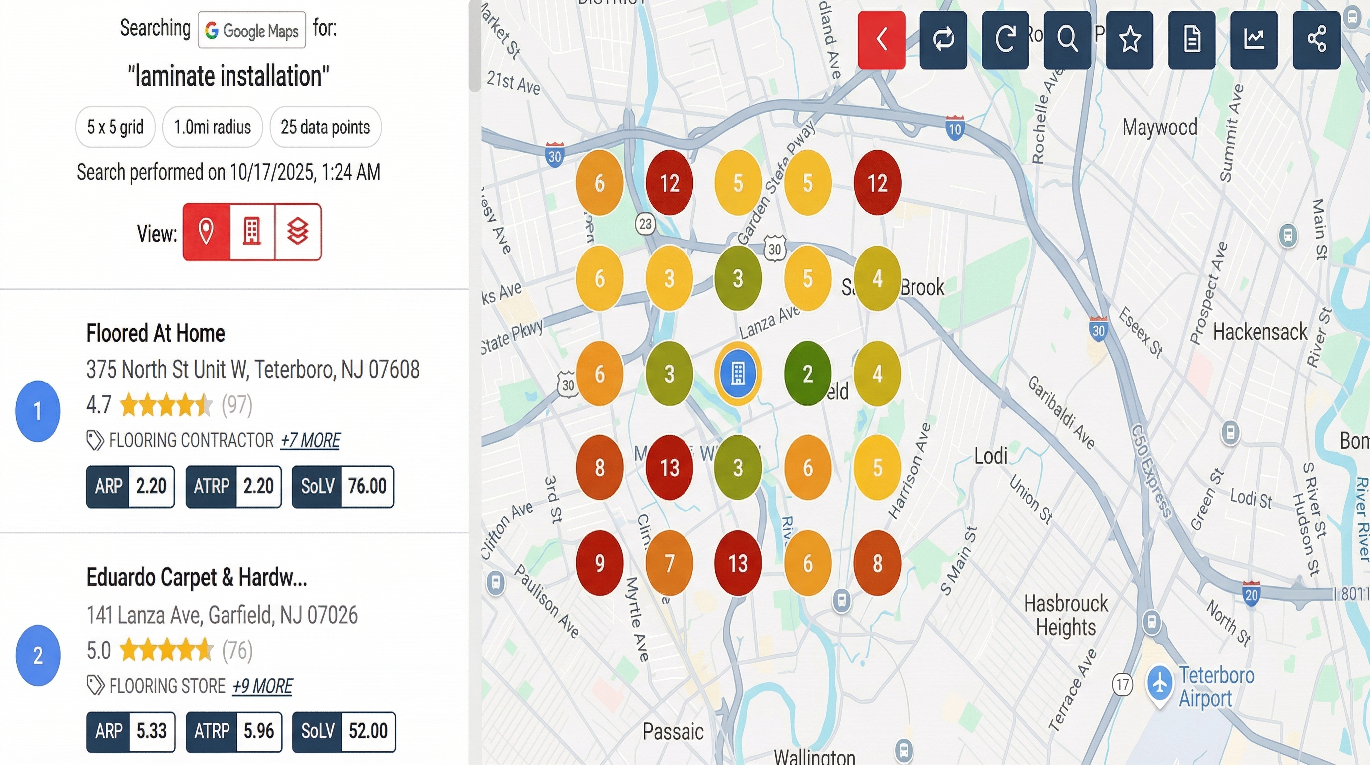 Carpets 46 Hardwood ranking before SEO